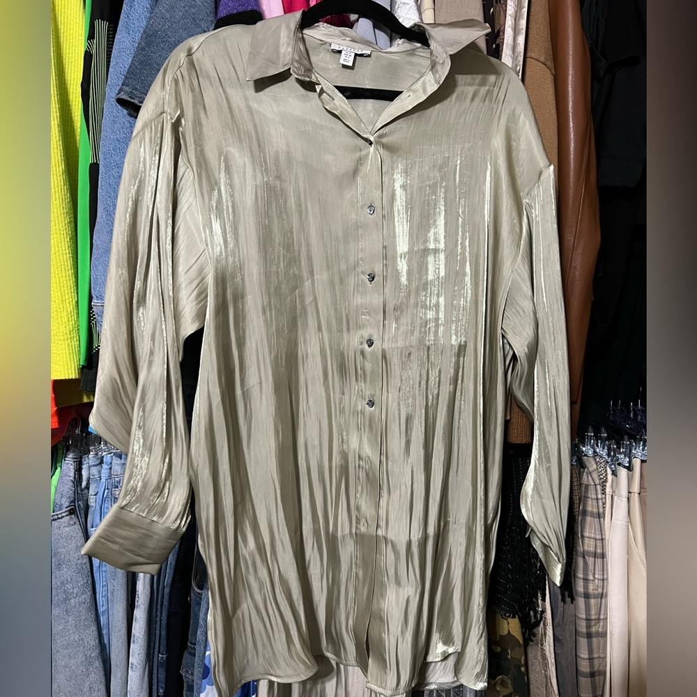 Top shop button down